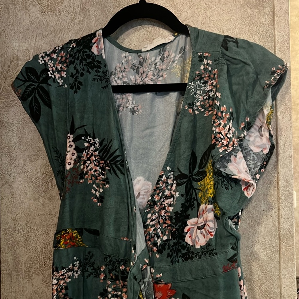 Lovestitch Floral Wrap Dress Size S